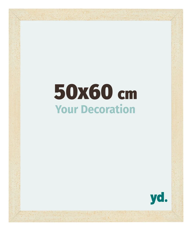 Bilderrahmen 50x60 cm - Sand Gewischt - MDF - Mura