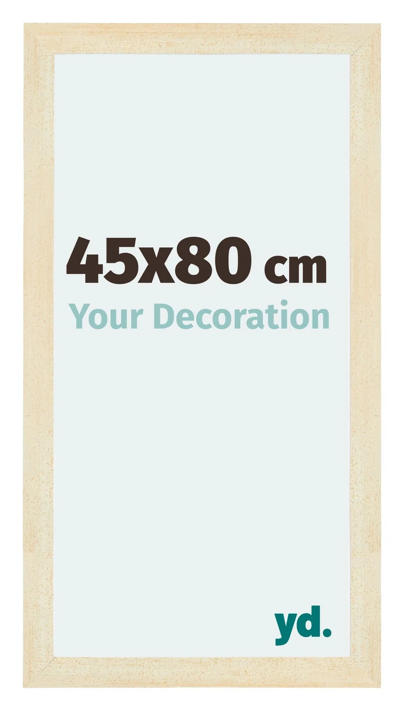Bilderrahmen 45x80 cm - Sand Gewischt - MDF - Mura