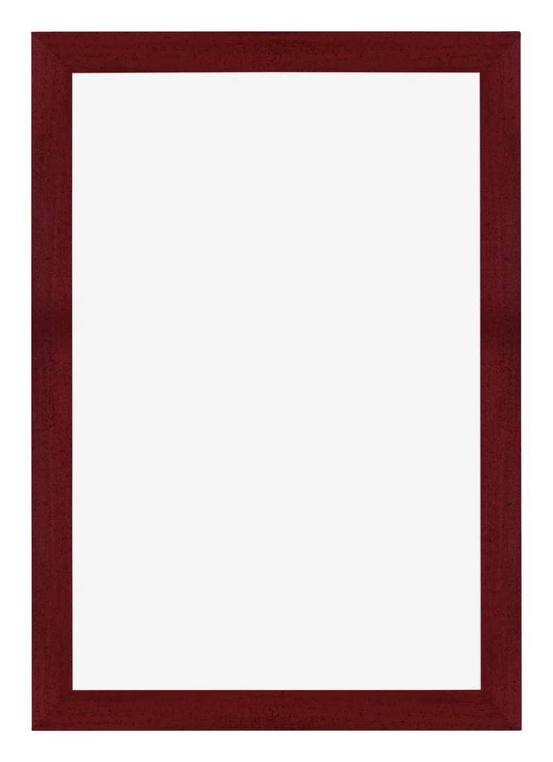 Bilderrahmen 62x93 cm - Weinrot Gewischt - MDF - Mura
