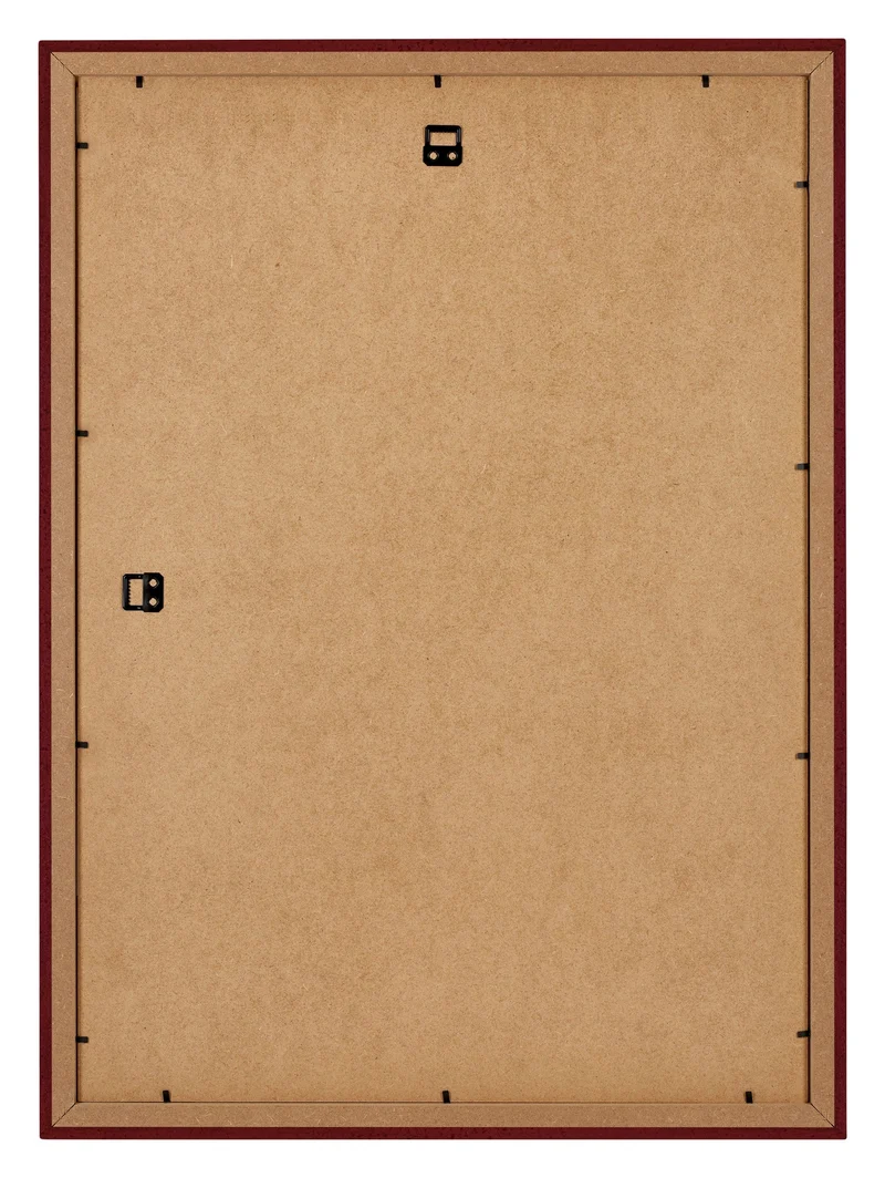 Bilderrahmen 60x84 cm - Weinrot Gewischt - MDF - Mura