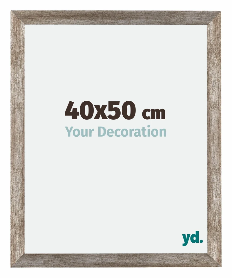 Bilderrahmen 40x50 cm - Metall Vintage - MDF - Mura