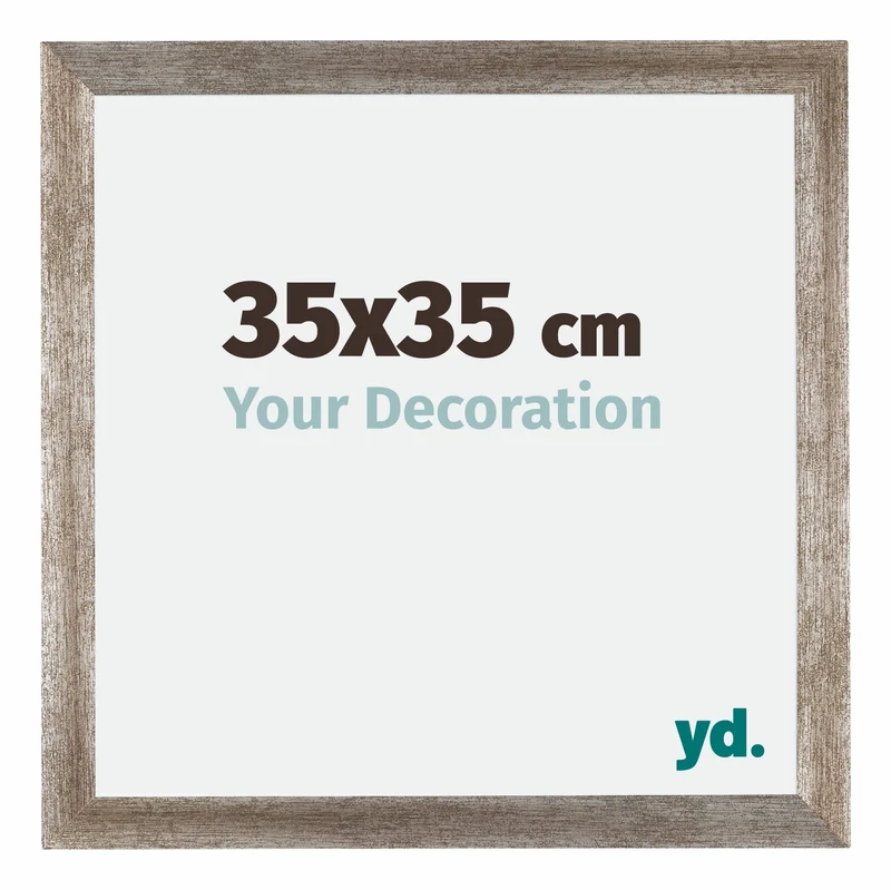 Bilderrahmen 35x35 cm - Metall Vintage - MDF - Mura