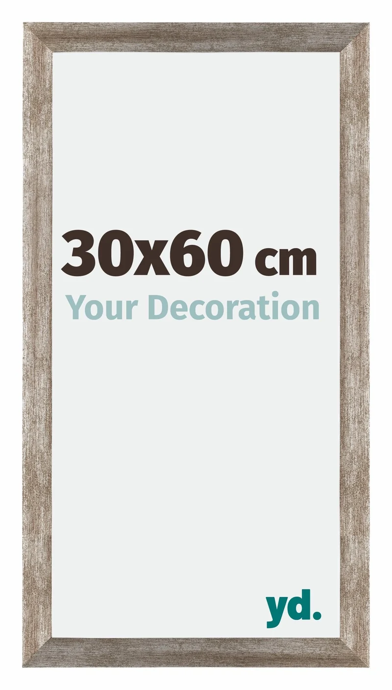Bilderrahmen 30x60 cm - Metall Vintage - MDF - Mura