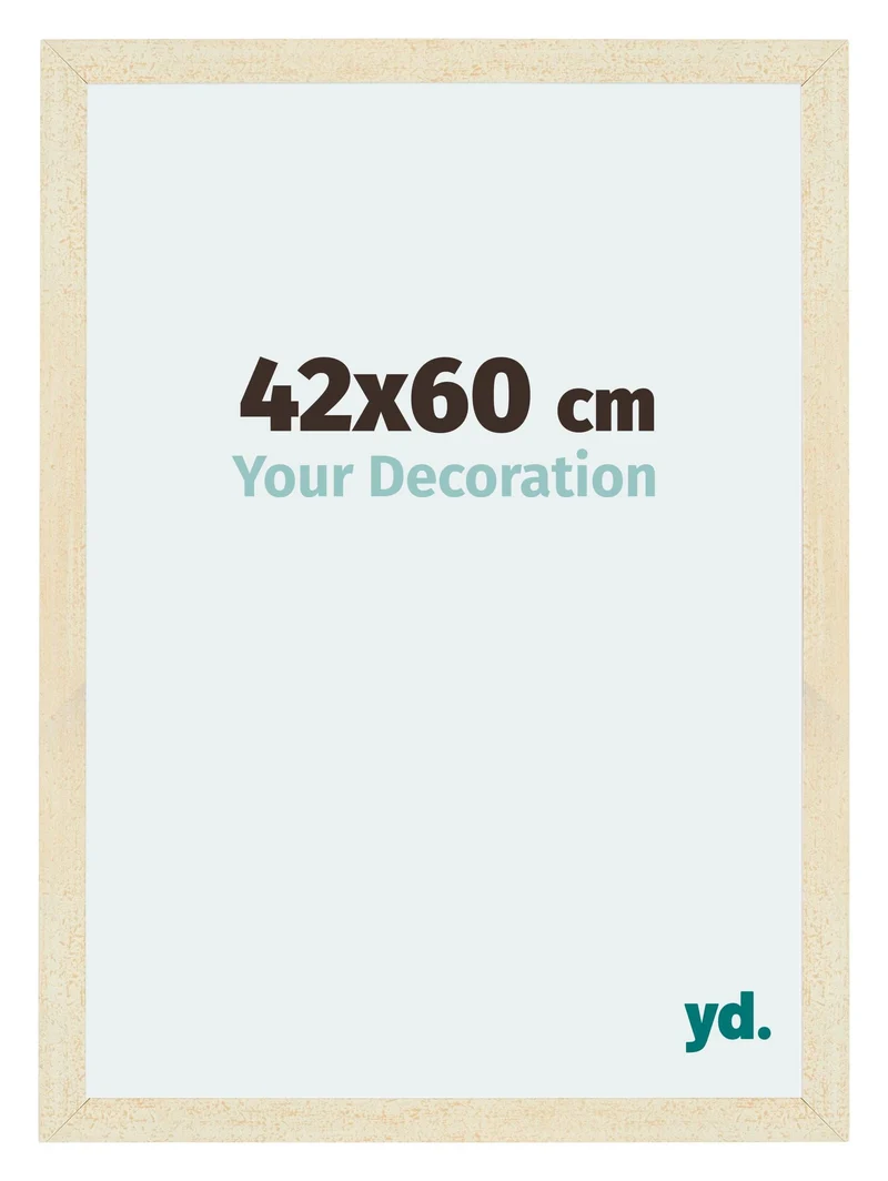 Bilderrahmen 42x60 cm - Sand Gewischt - MDF - Mura