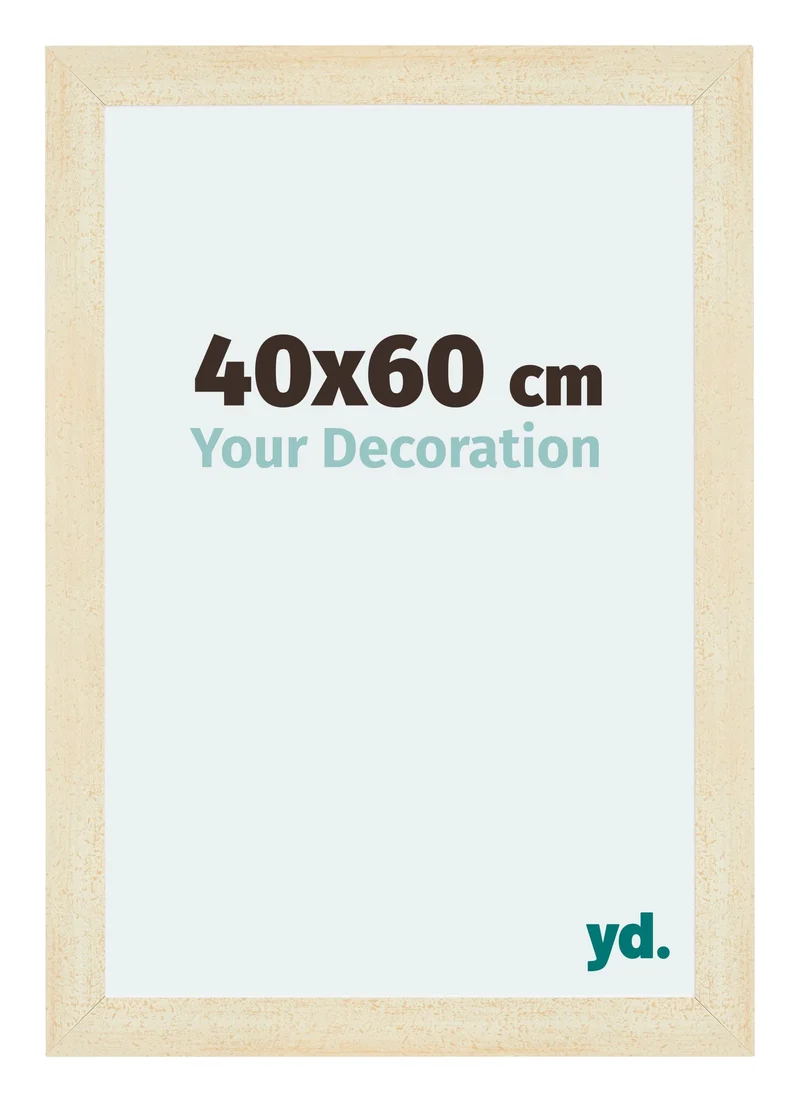 Bilderrahmen 40x60 cm - Sand Gewischt - MDF - Mura
