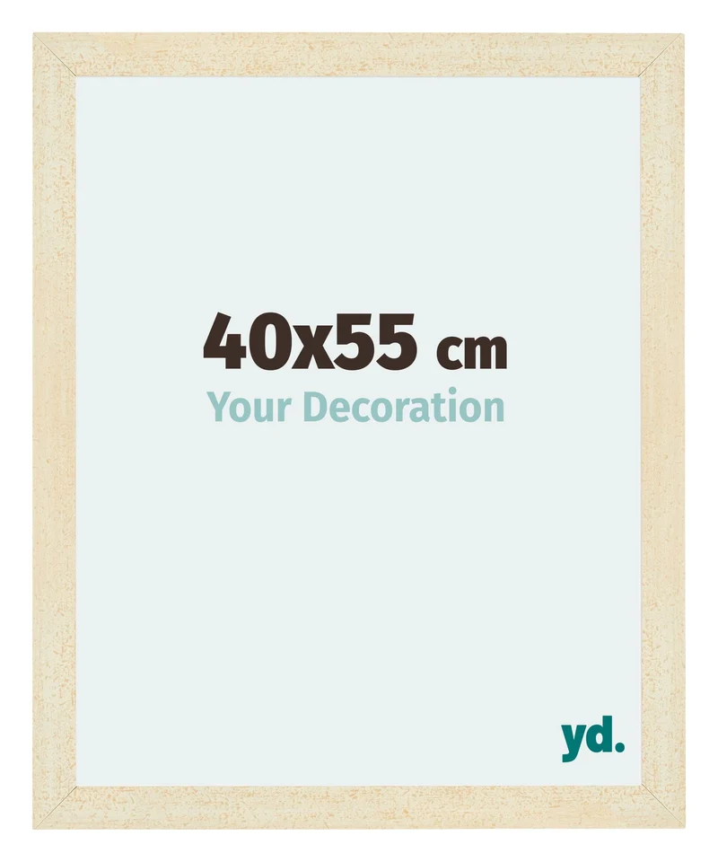 Bilderrahmen 40x55 cm - Sand Gewischt - MDF - Mura
