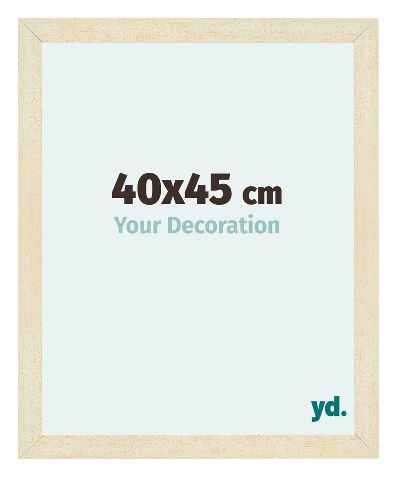 Bilderrahmen 40x45 cm - Sand Gewischt - MDF - Mura