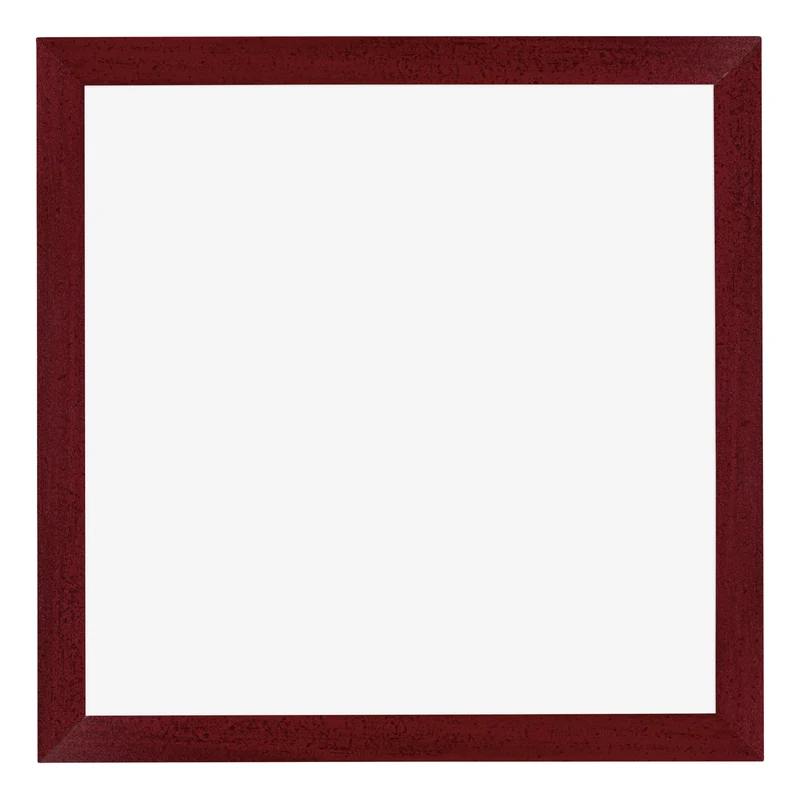 Bilderrahmen 55x55 cm - Weinrot Gewischt - MDF - Mura