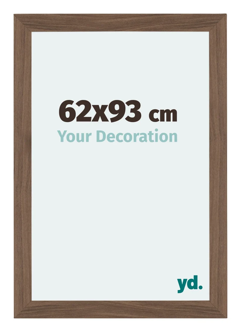 Bilderrahmen 62x93 cm - Nussbaum Dunkel - MDF - Mura