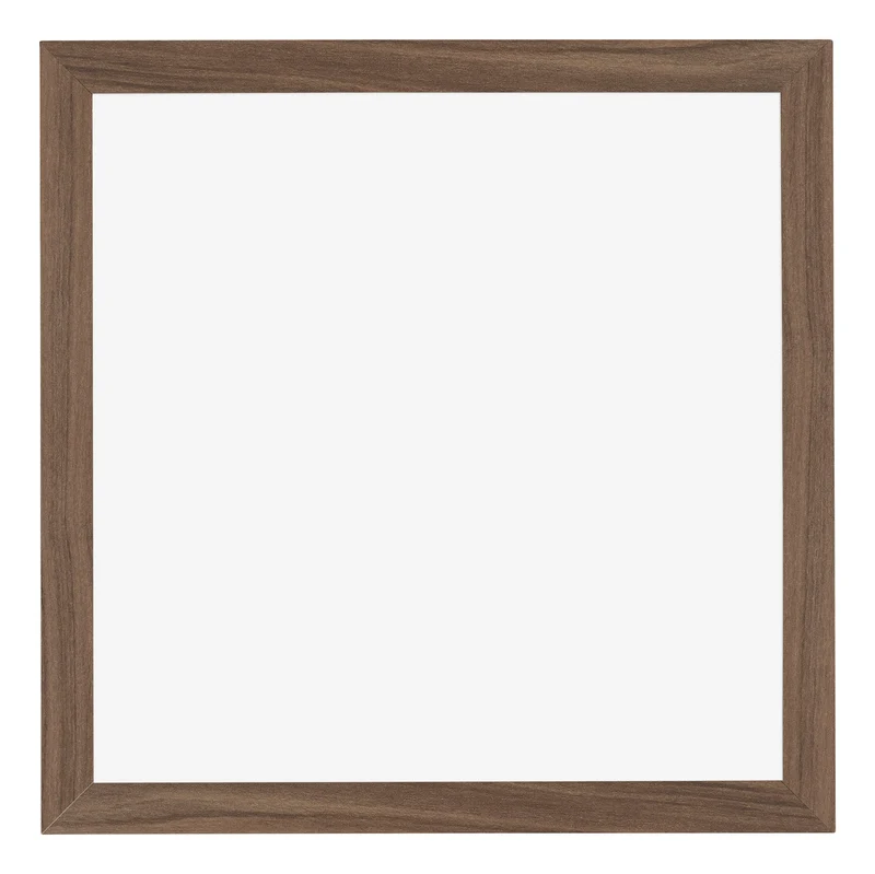Bilderrahmen 60x60 cm - Nussbaum Dunkel - MDF - Mura