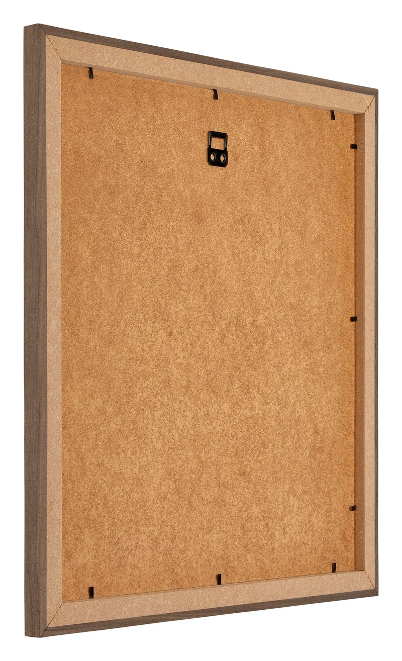 Bilderrahmen 60x60 cm - Nussbaum Dunkel - MDF - Mura