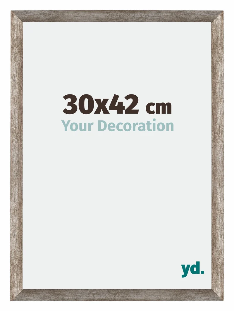 Bilderrahmen 30x42 cm - Metall Vintage - MDF - Mura