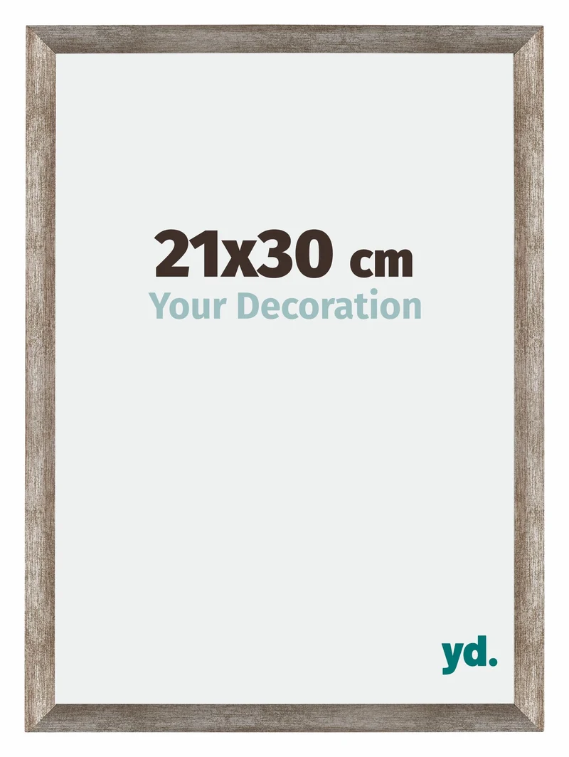 Bilderrahmen 21x30 cm - Metall Vintage - MDF - Mura