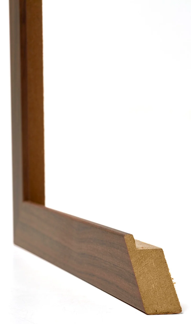 Bilderrahmen 40x50 cm - Nussbaum Dunkel - MDF - Mura
