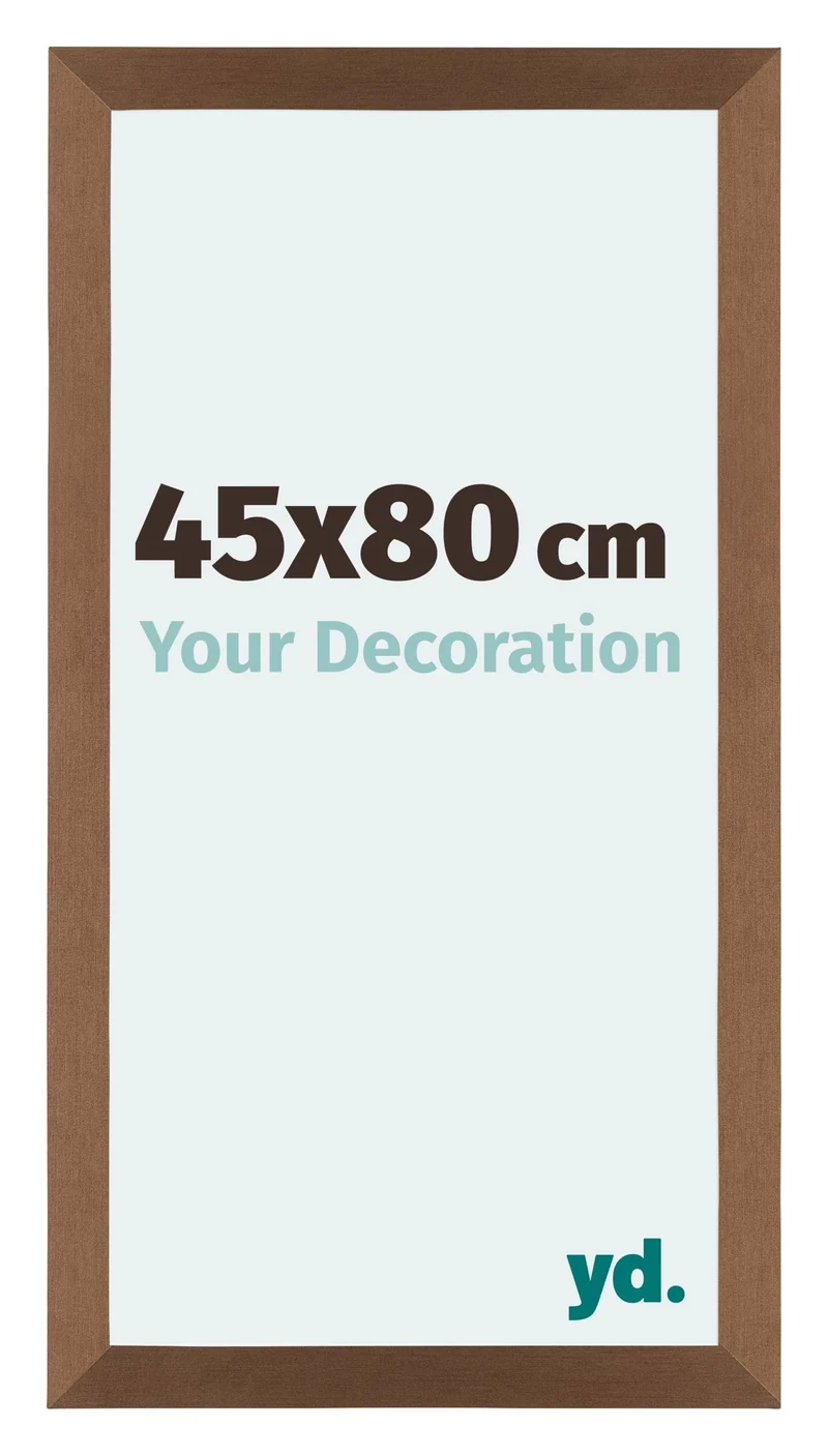 Bilderrahmen 45x80 cm - Kupfer Dekor - MDF - Mura
