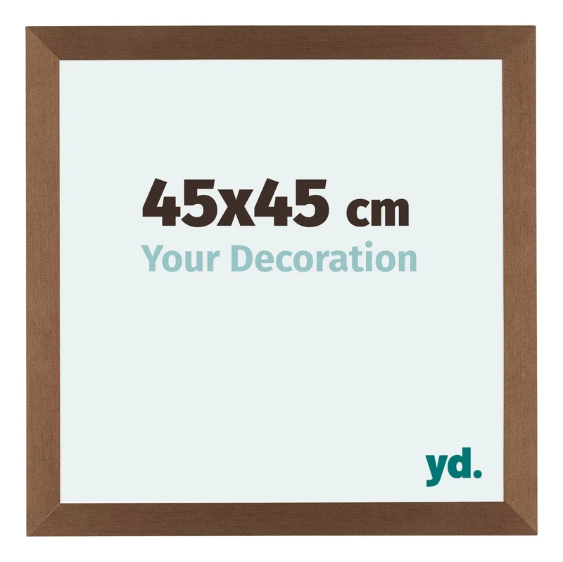 Bilderrahmen 45x45 cm - Kupfer Dekor - MDF - Mura