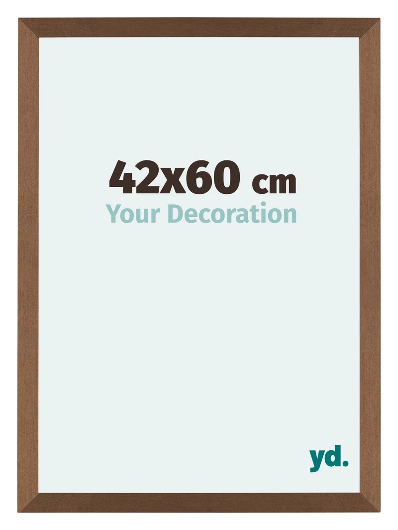 Bilderrahmen 42x60 cm - Kupfer Dekor - MDF - Mura