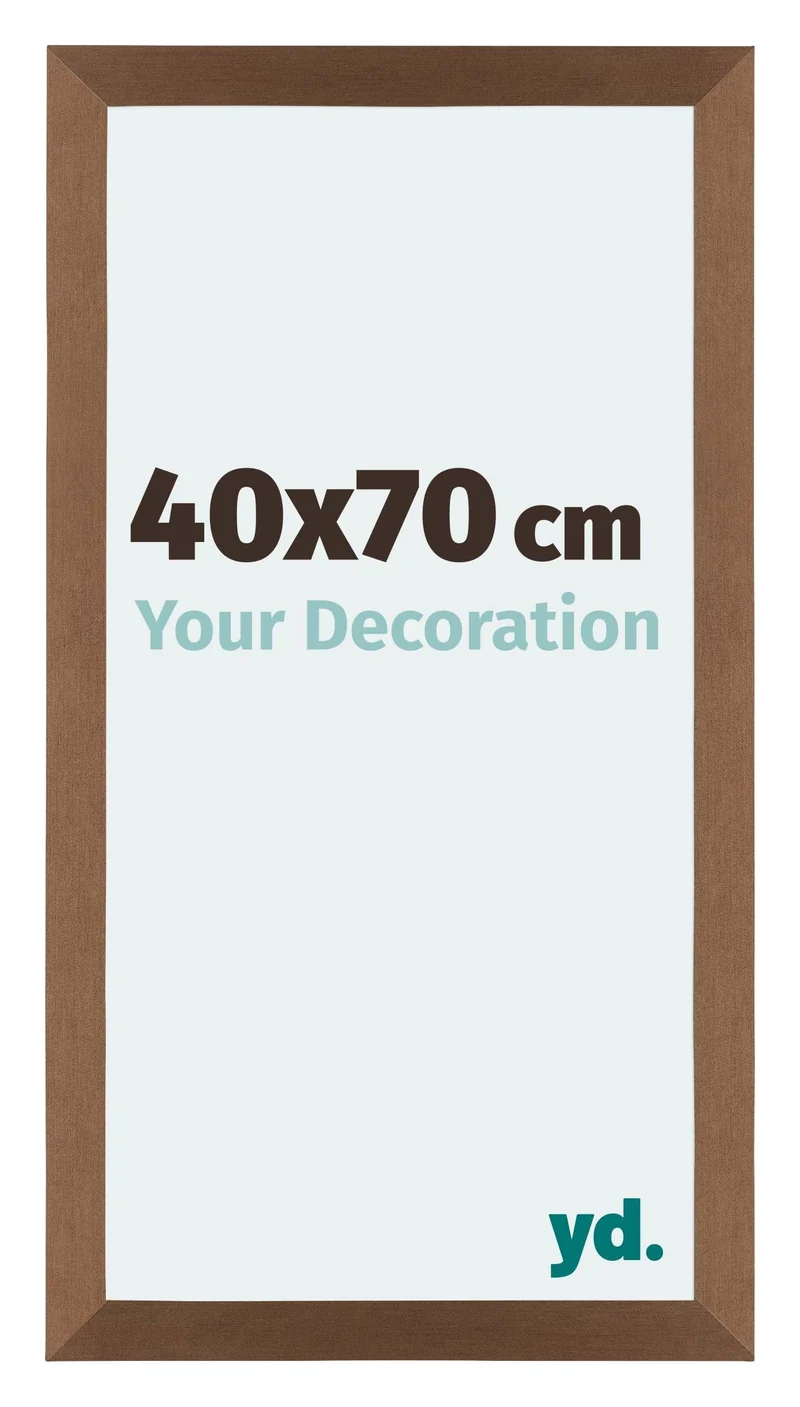 Bilderrahmen 40x70 cm - Kupfer Dekor - MDF - Mura