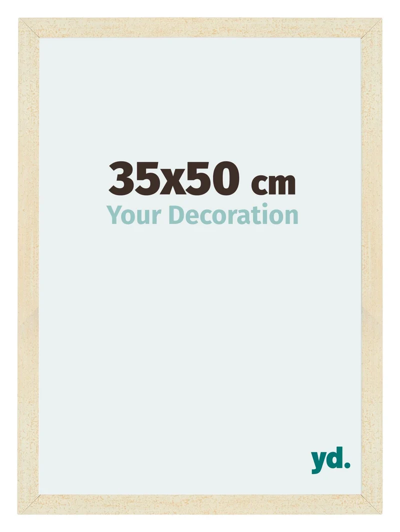 Bilderrahmen 35x50 cm - Sand Gewischt - MDF - Mura