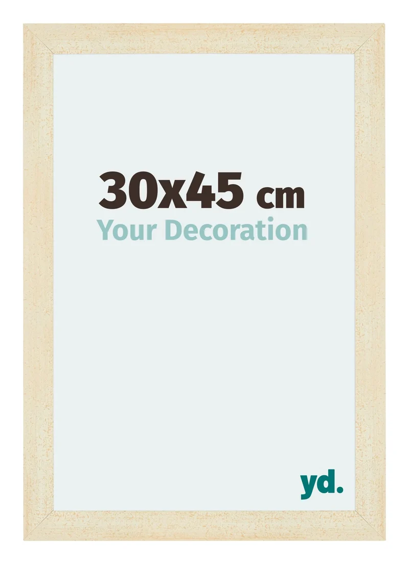 Bilderrahmen 30x45 cm - Sand Gewischt - MDF - Mura