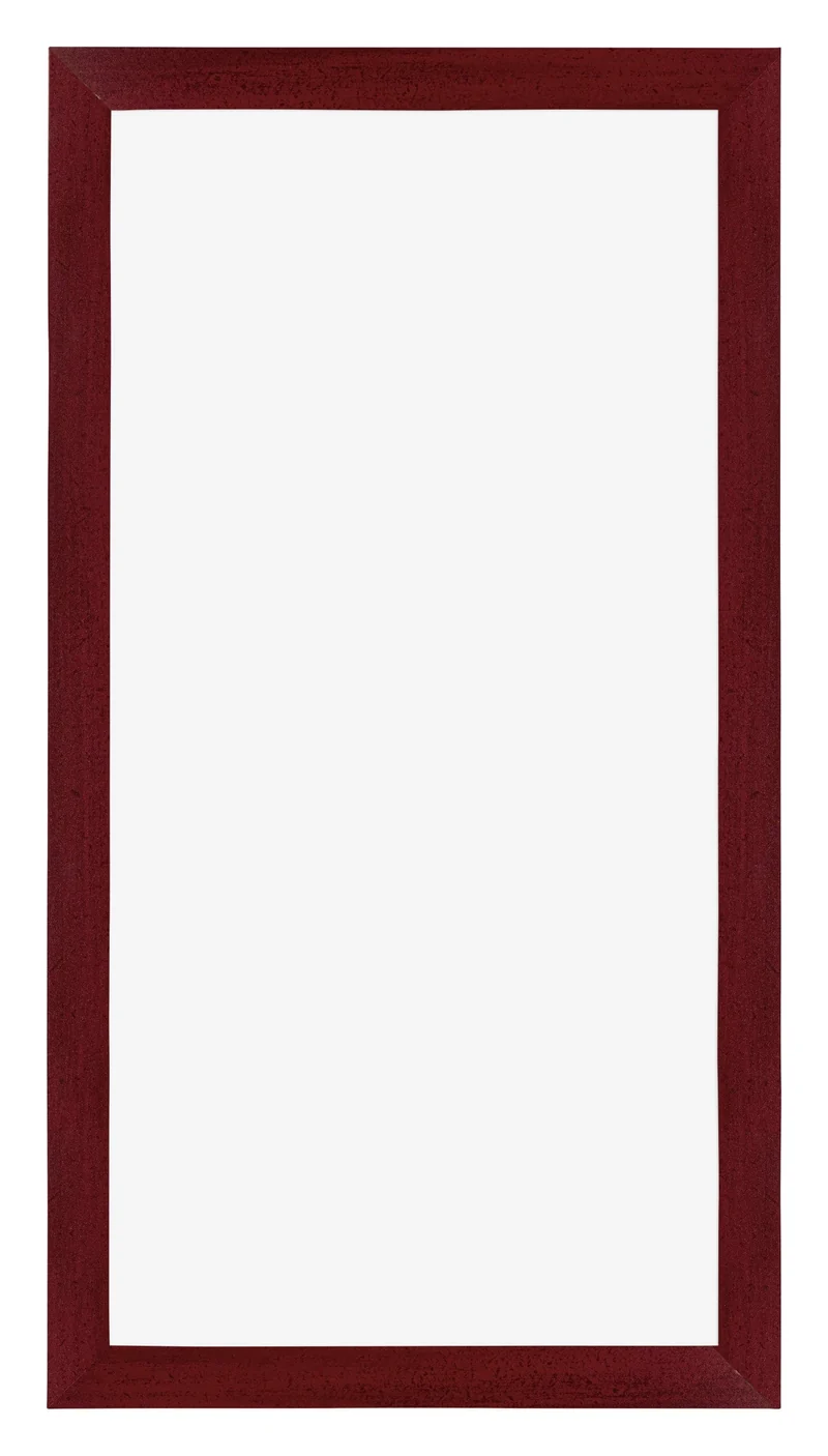 Bilderrahmen 40x80 cm - Weinrot Gewischt - MDF - Mura