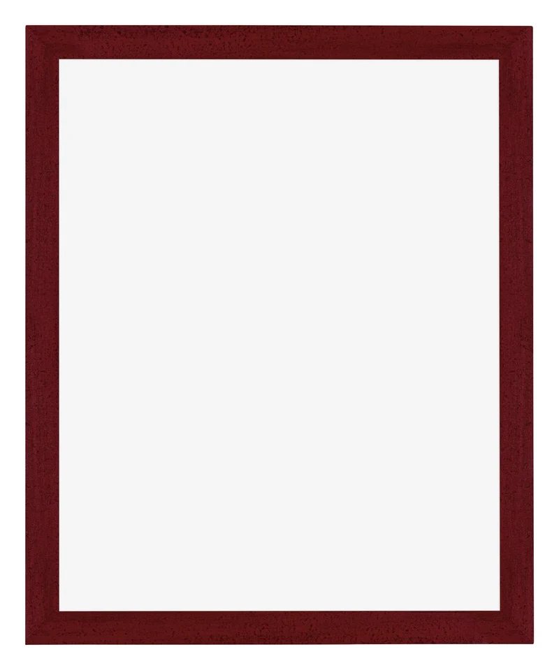 Bilderrahmen 40x55 cm - Weinrot Gewischt - MDF - Mura