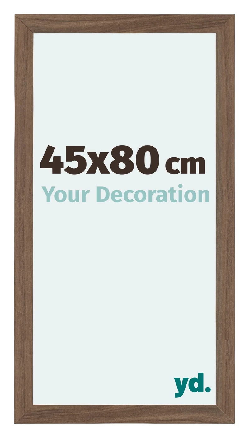 Bilderrahmen 45x80 cm - Nussbaum Dunkel - MDF - Mura