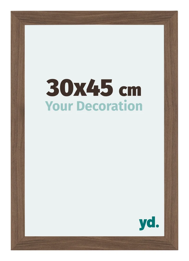 Bilderrahmen 30x45 cm - Nussbaum Dunkel - MDF - Mura