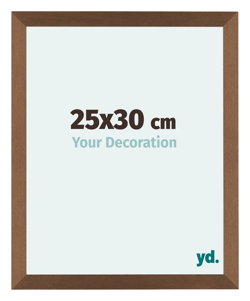 Bilderrahmen 25x30 cm - Kupfer Dekor - MDF - Mura