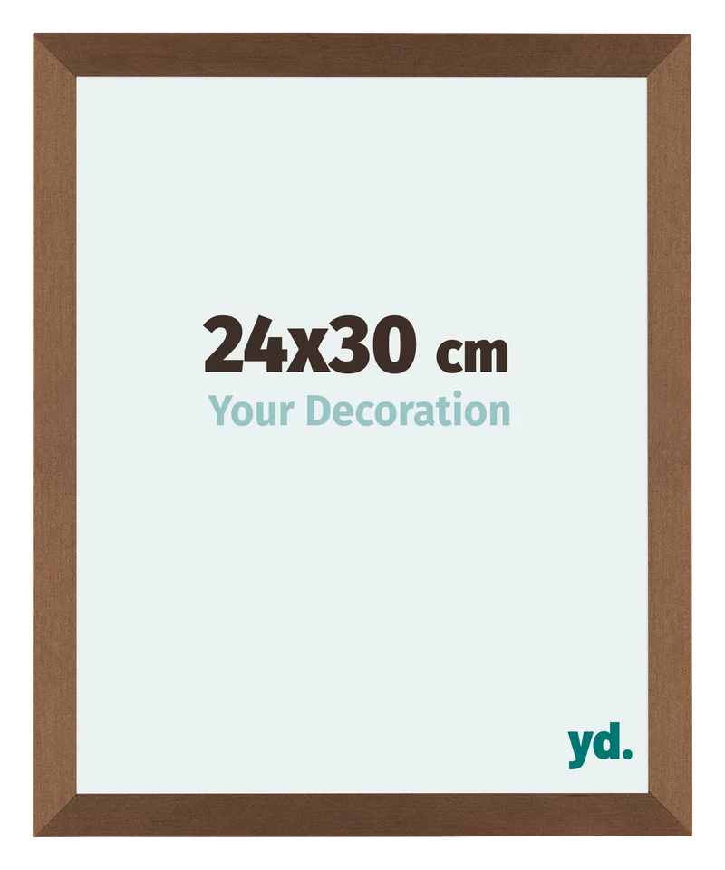 Bilderrahmen 24x30 cm - Kupfer Dekor - MDF - Mura