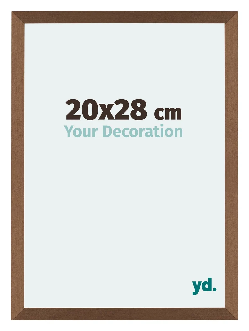 Bilderrahmen 20x28 cm - Kupfer Dekor - MDF - Mura