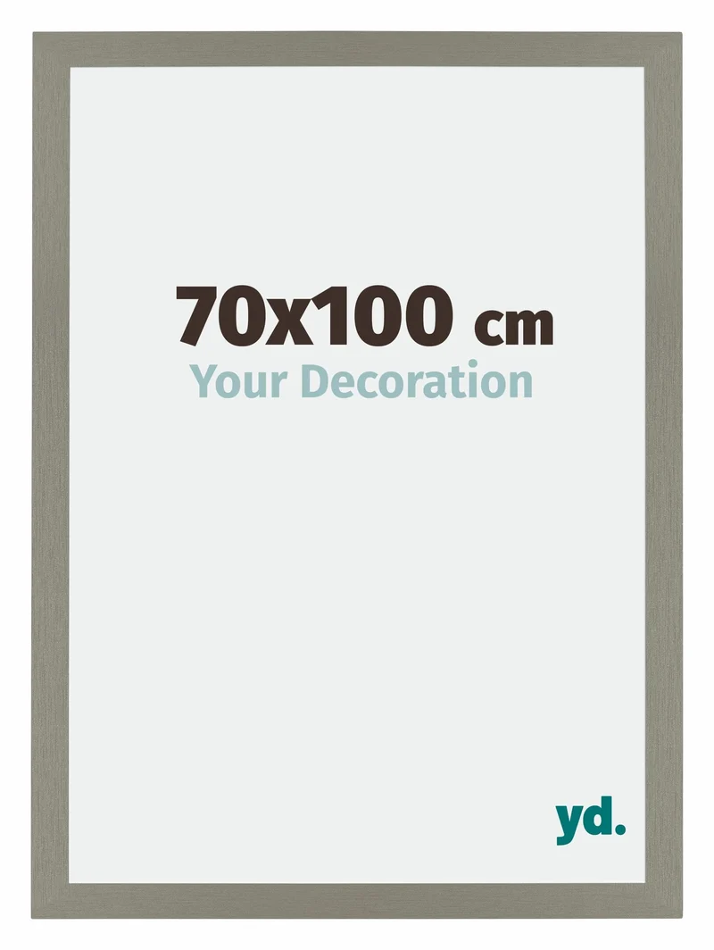 Bilderrahmen 70x100 cm - Grau - MDF - Mura