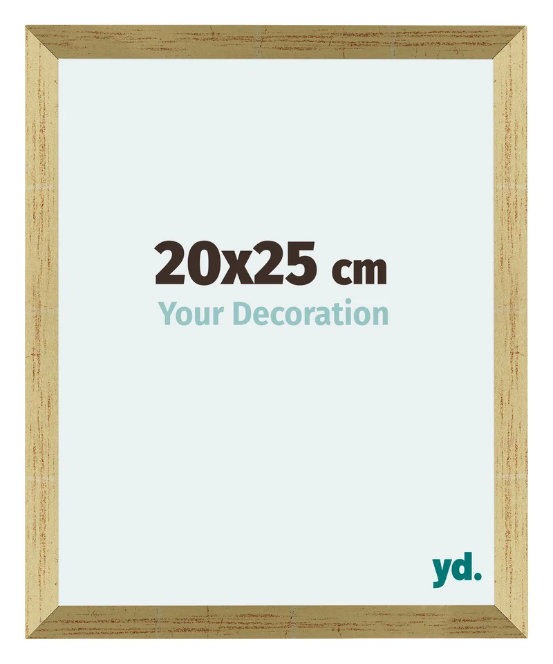 Bilderrahmen 20x25 cm - Goldglanz - MDF - Mura