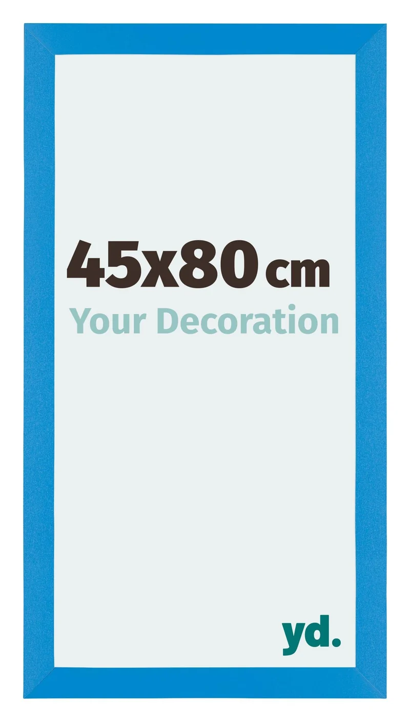 Bilderrahmen 45x80 cm - Hellblau - MDF - Mura
