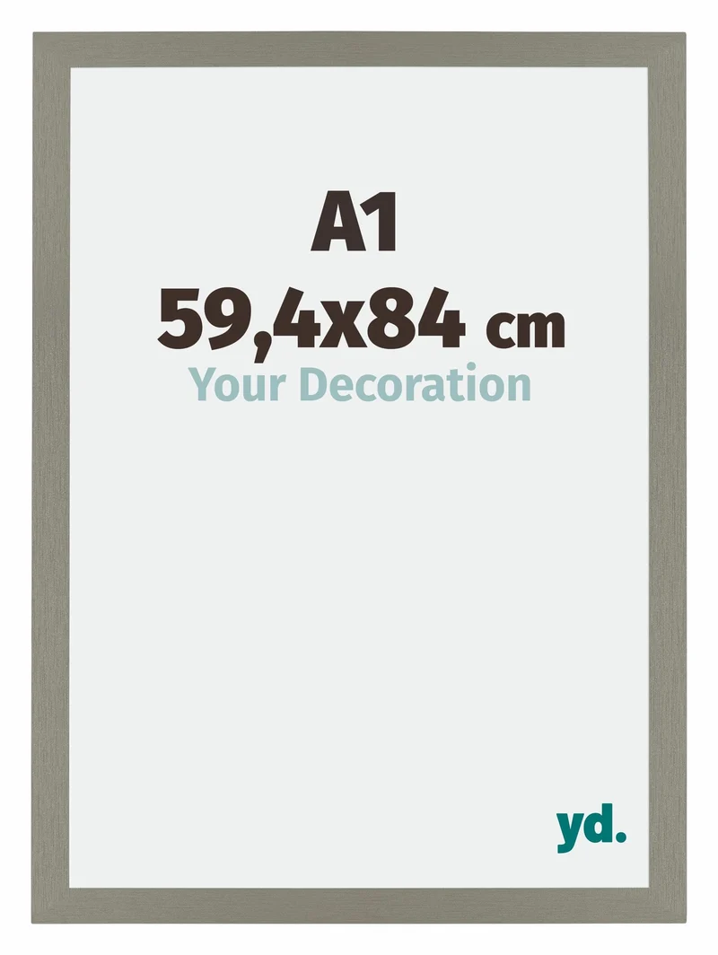 Bilderrahmen A1 - 59,4x84 cm - Grau - MDF - Mura