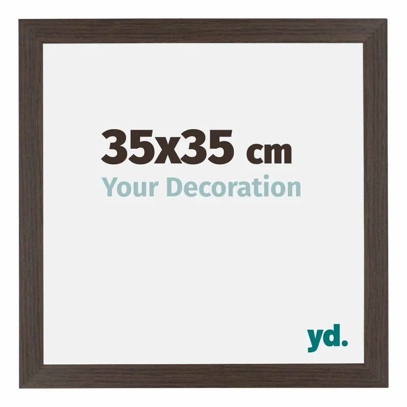 Bilderrahmen 35x35 cm - Eiche Dunkel - MDF - Mura