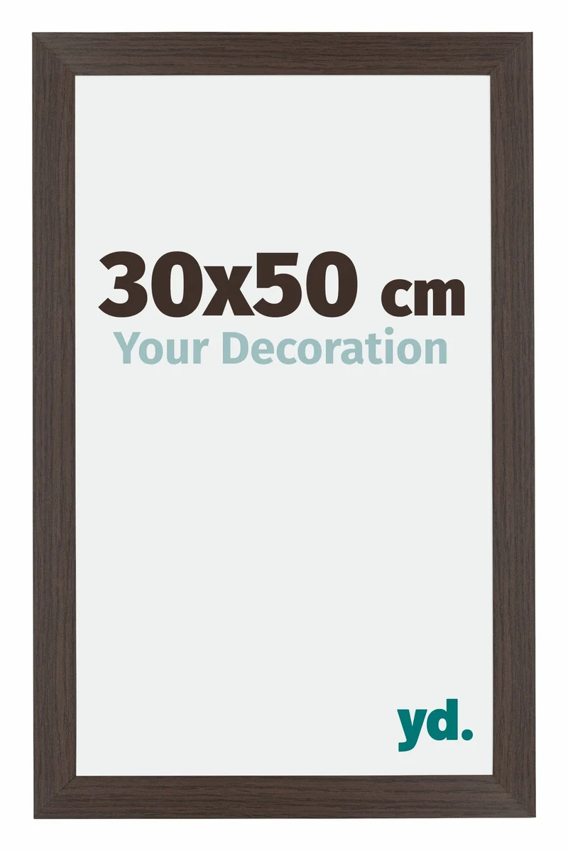 Bilderrahmen 30x50 cm - Eiche Dunkel - MDF - Mura