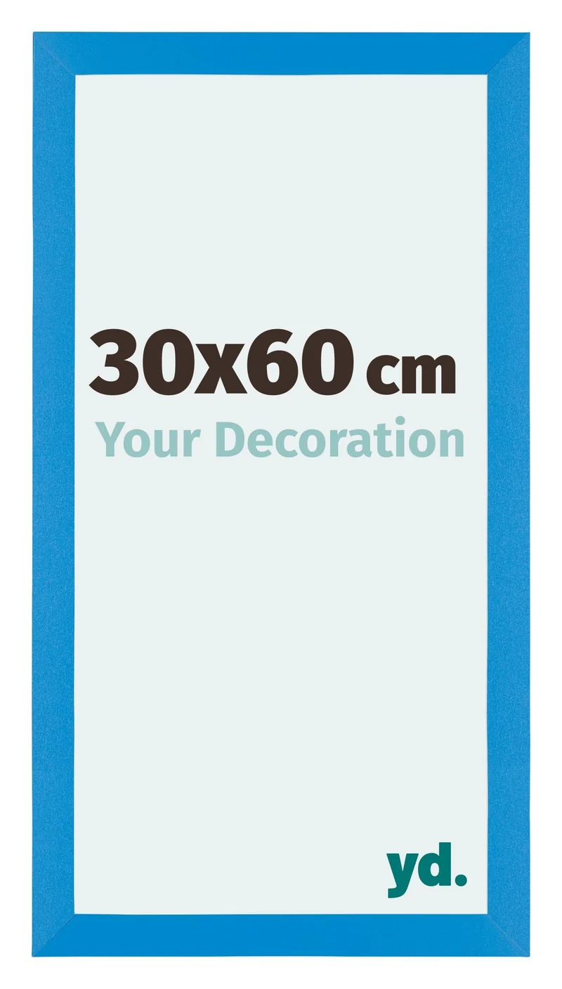 Bilderrahmen 30x60 cm - Hellblau - MDF - Mura