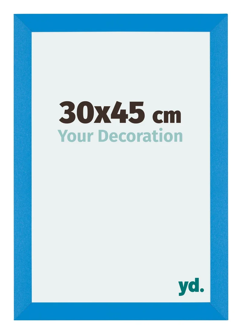 Bilderrahmen 30x45 cm - Hellblau - MDF - Mura