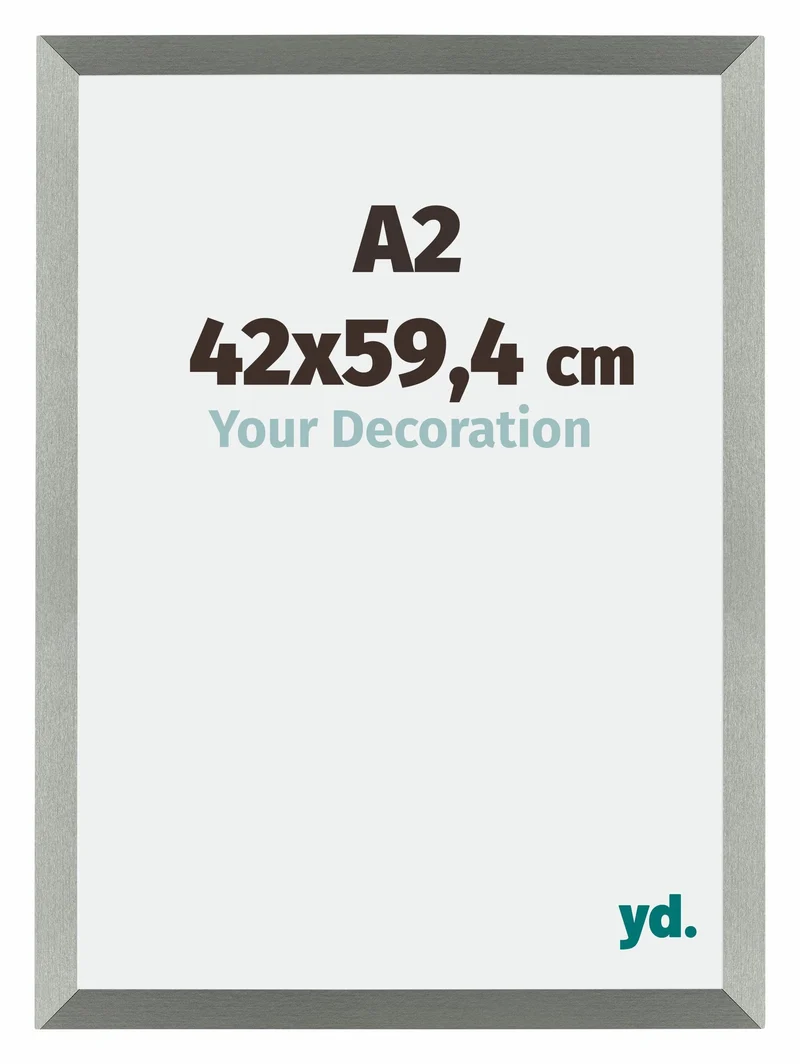 Bilderrahmen A2 - 42x59,4 cm - DIN A2 Champagner - MDF - Mura