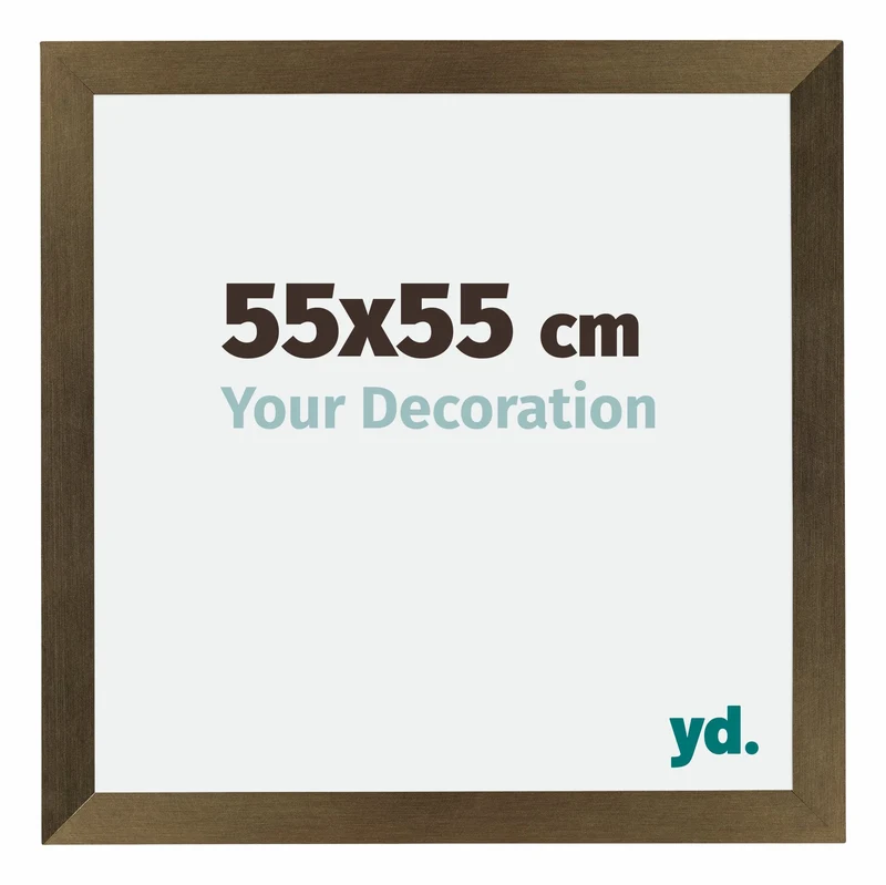 Bilderrahmen 55x55 cm - Bronze Dekor - MDF - Mura