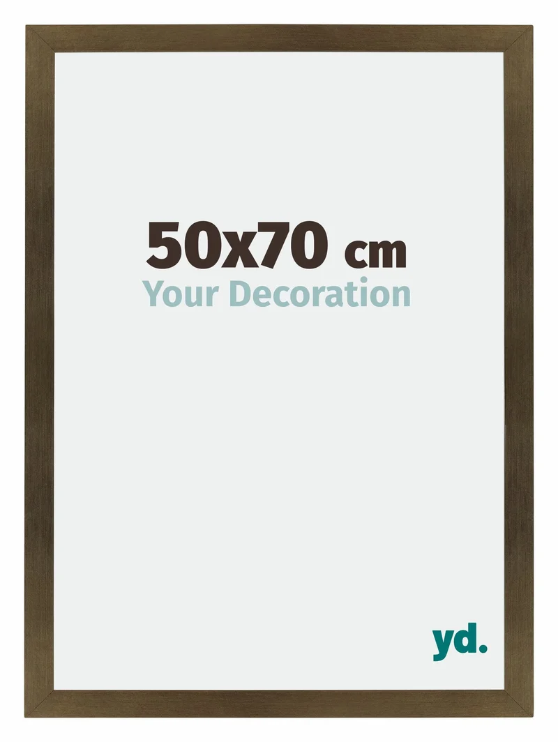 Bilderrahmen 50x70 cm - Bronze Dekor - MDF - Mura