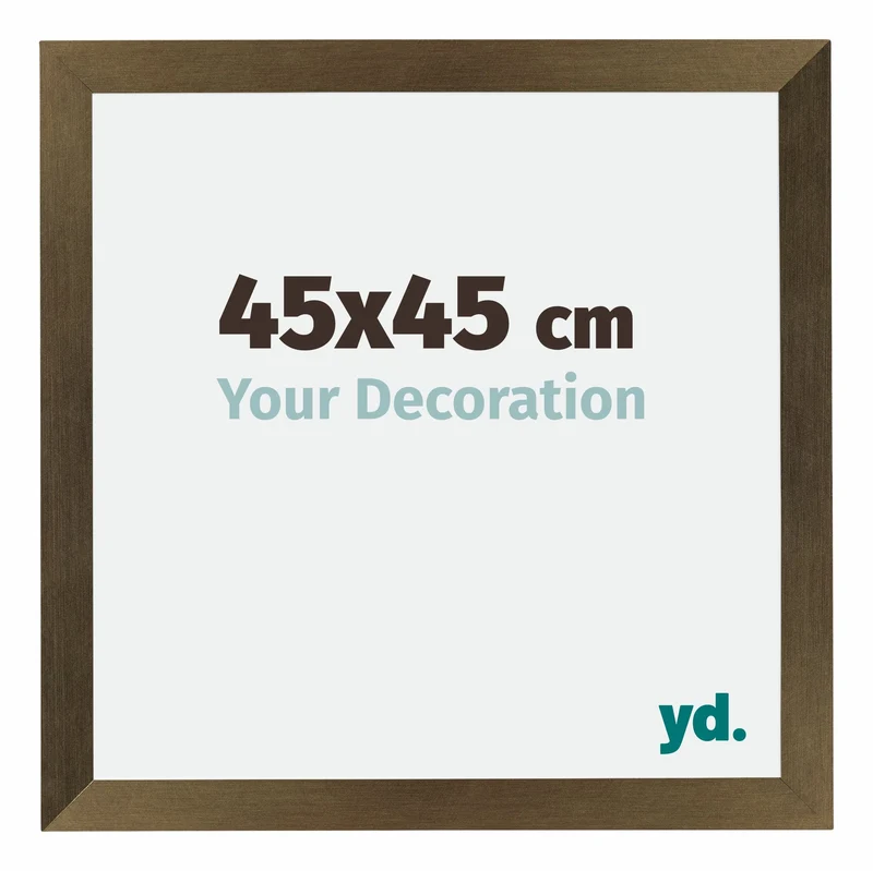 Bilderrahmen 45x45 cm - Bronze Dekor - MDF - Mura