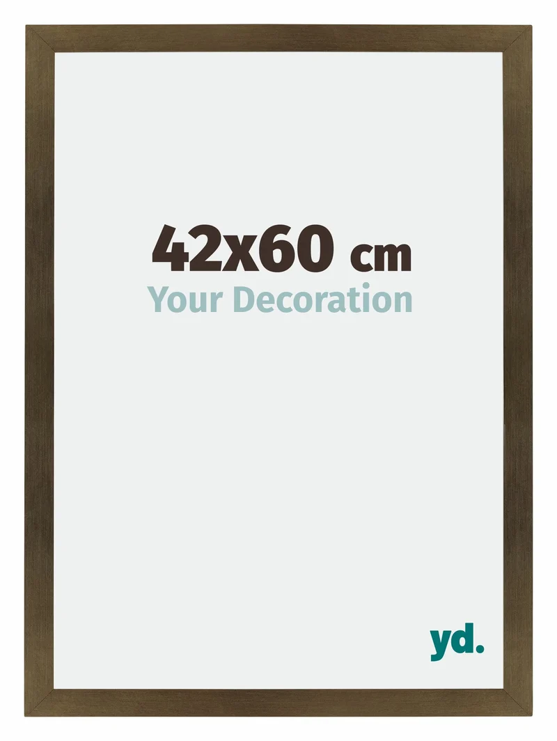 Bilderrahmen 42x60 cm - Bronze Dekor - MDF - Mura