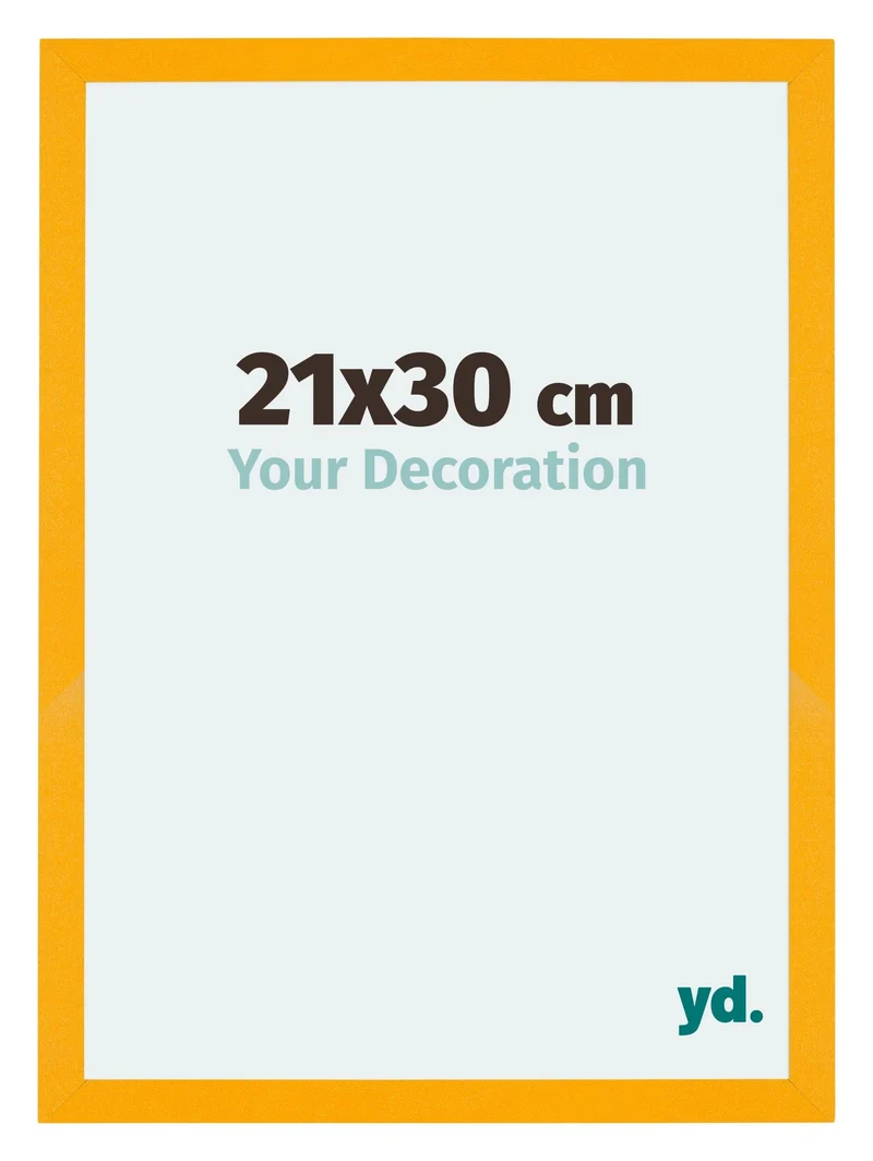 Bilderrahmen 21x30 cm - Gelb - MDF - Mura