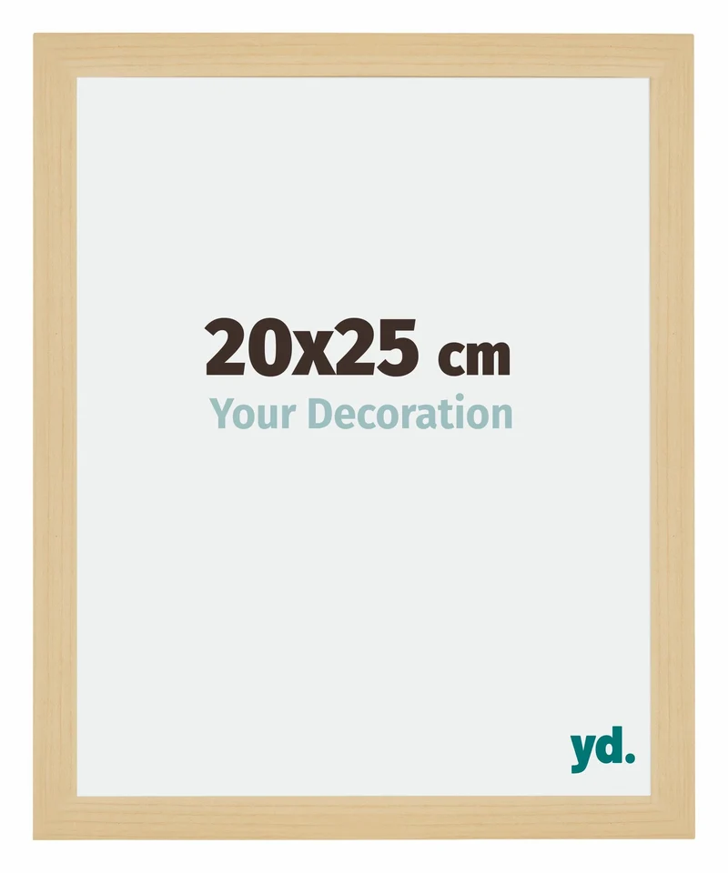 Bilderrahmen 20x25 cm - Ahorn Dekor - MDF - Mura