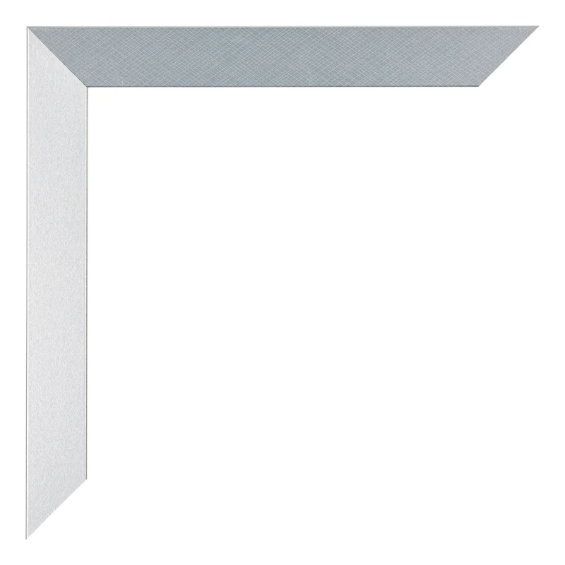 Bilderrahmen 62x93 cm - Aluminium - Gebürstet - MDF - Mura