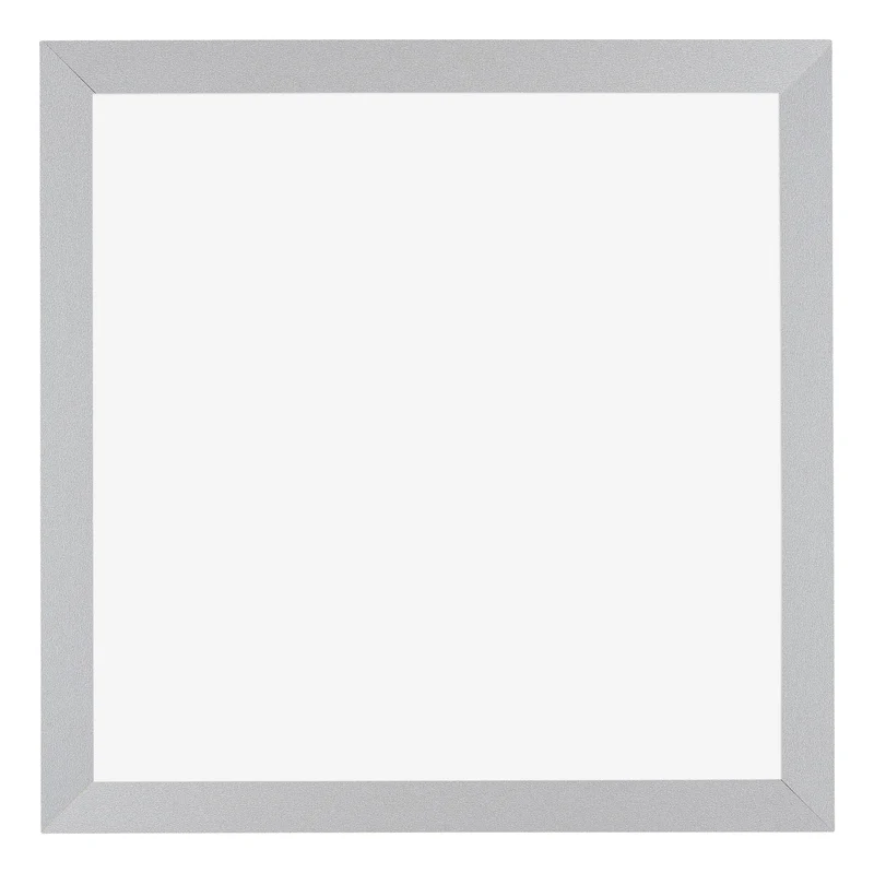 Bilderrahmen 40x40 cm - Silber Matt - MDF - Mura