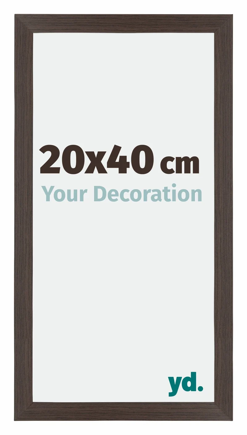 Bilderrahmen 20x40 cm - Eiche Dunkel - MDF - Mura