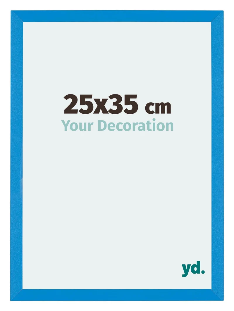 Bilderrahmen 25x35 cm - Hellblau - MDF - Mura